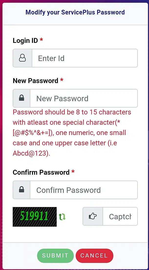 Jharsewa Forget Password Reset 
