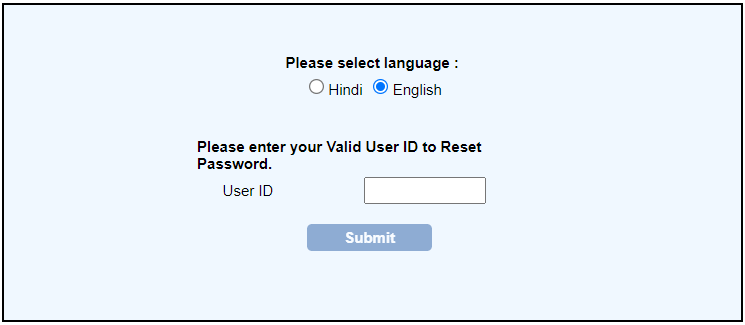 IFMS MP Forget Password Reset Process