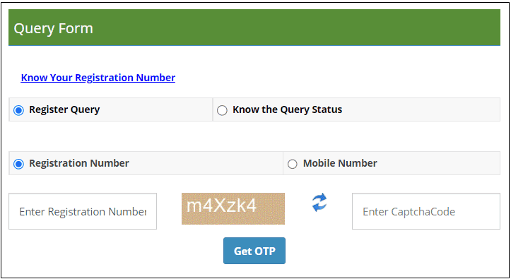 PM Kisan query registration and status