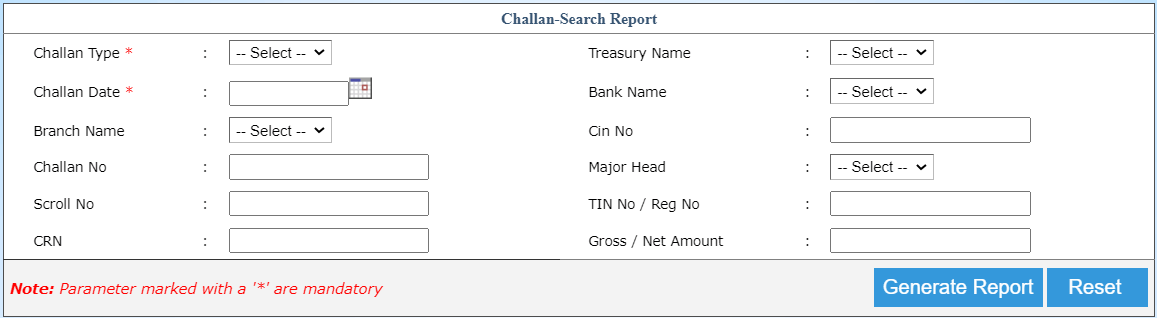 Challan search