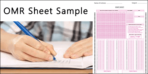 OMR sheet sample in PDF