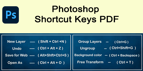Photoshop shortcut keys pdf download